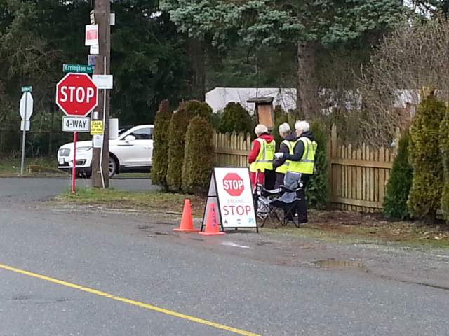 Distracted Driving Checkpoint set up in Errington 2